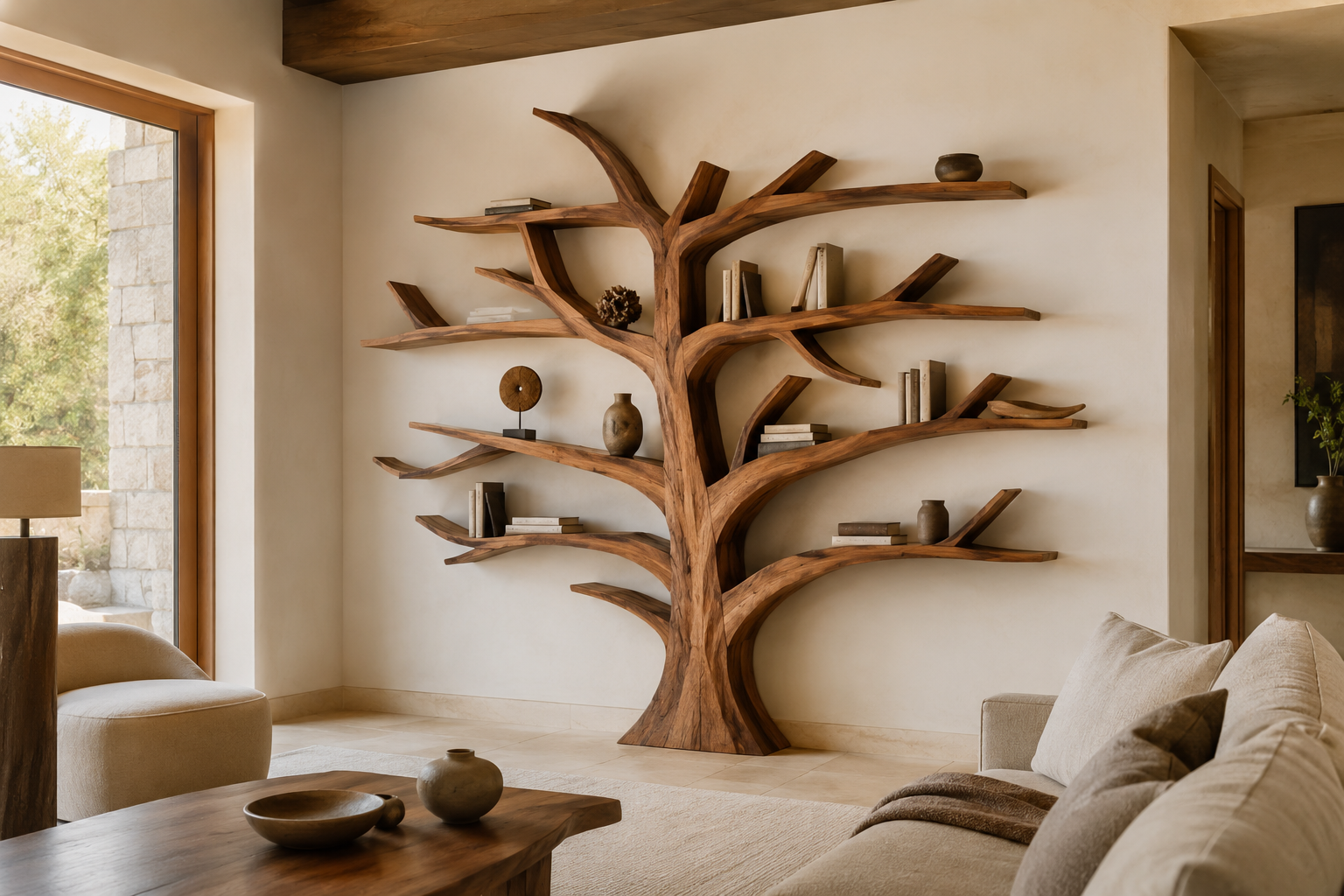 How to Choose a Tree Bookshelf for Your Home: Size, Wood & Placement