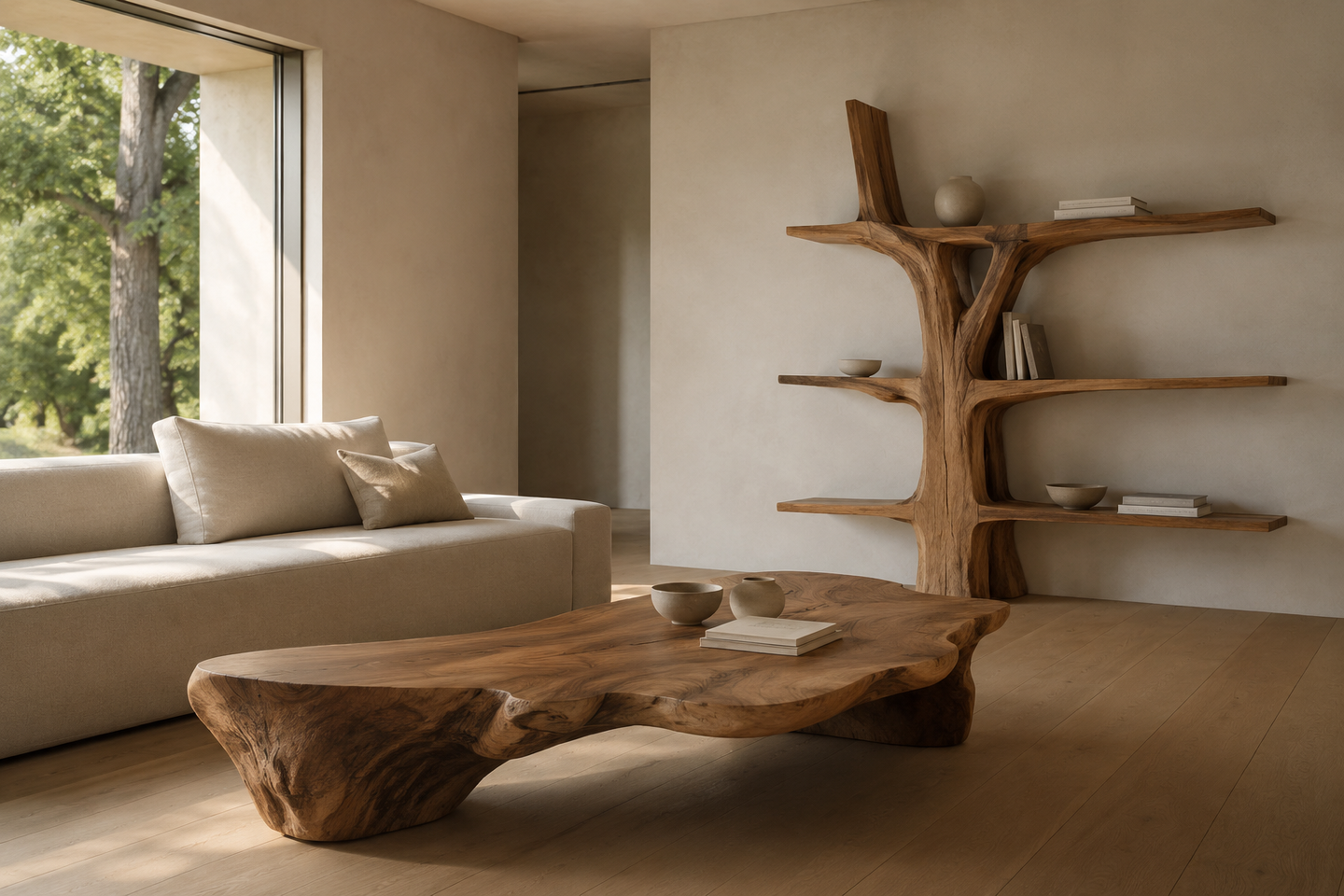 Why Organic-Shaped Furniture Makes a Room Feel More Natural