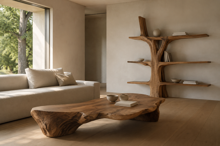 Why Organic-Shaped Furniture Makes a Room Feel More Natural