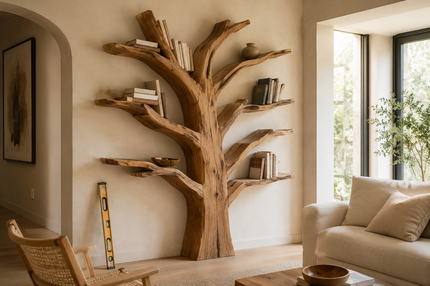 How to Install a Tree Bookshelf Safely: Wall, Anchoring & Placement