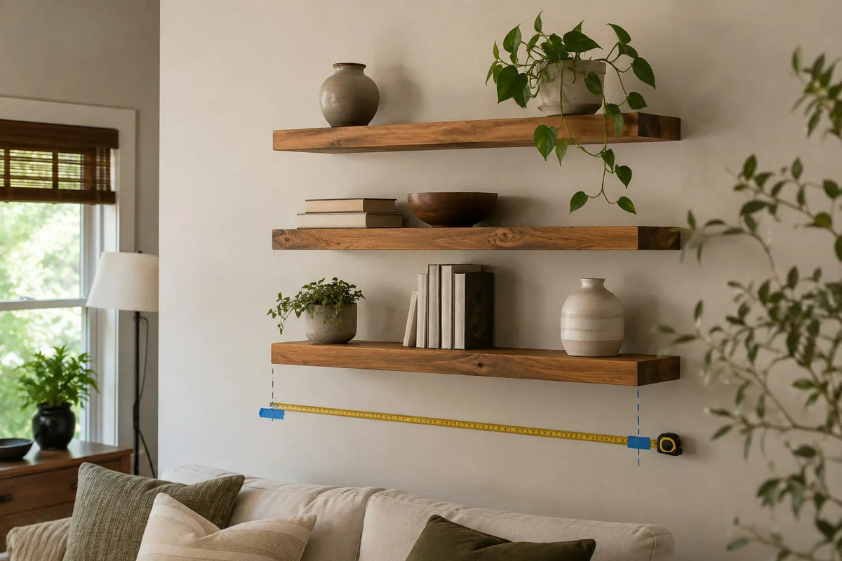 Floating Shelf Size and Placement Guide