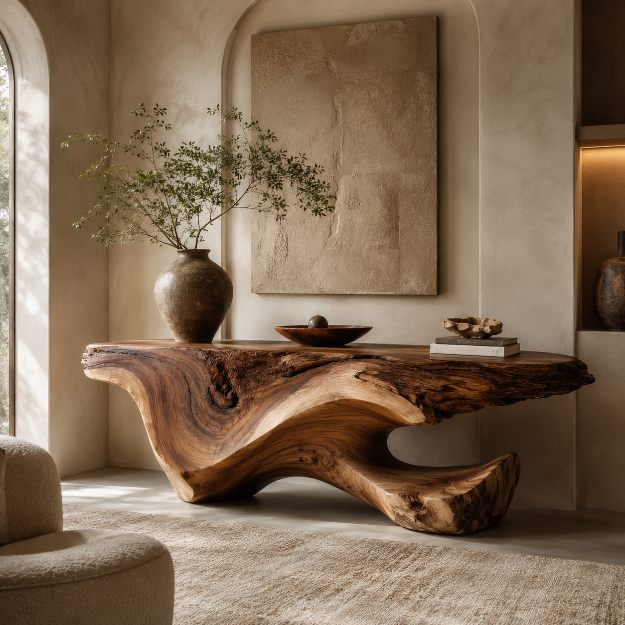 WRYDECO signature handcrafted sculptural wooden furniture collection