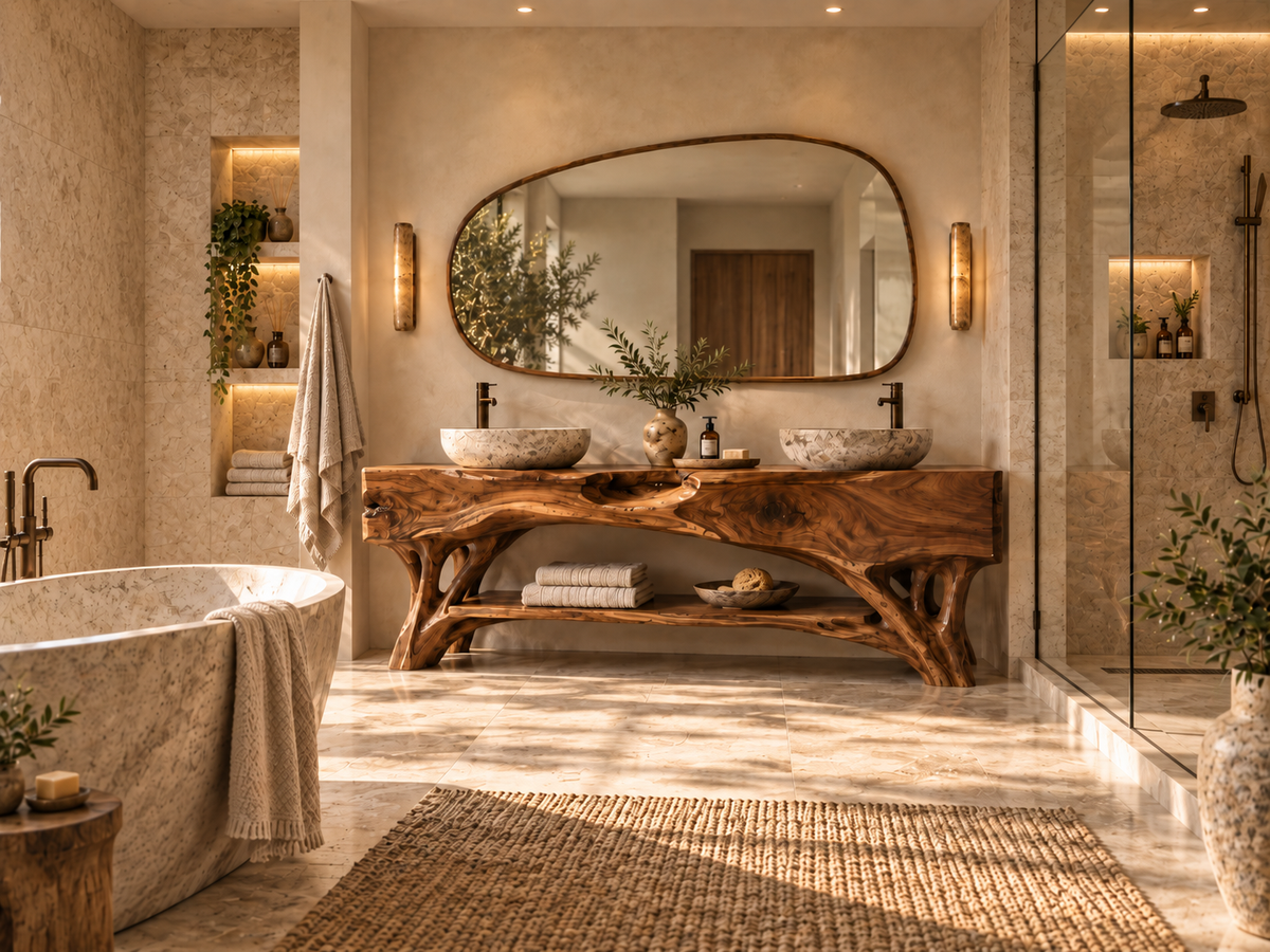 Solid Wood Bathroom Vanities