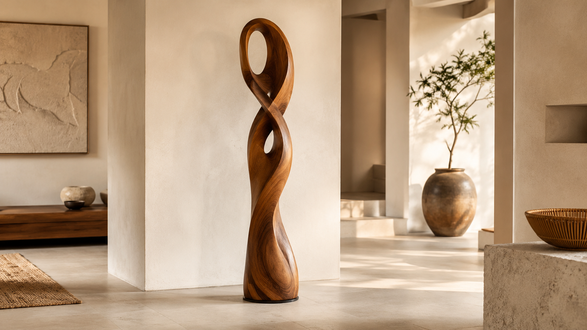 Wooden parrot tree bird stand with natural branch like form