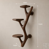 Handcrafted Natural Wood Floating Cat Climbing Tree for Indoor Cats - Image 3