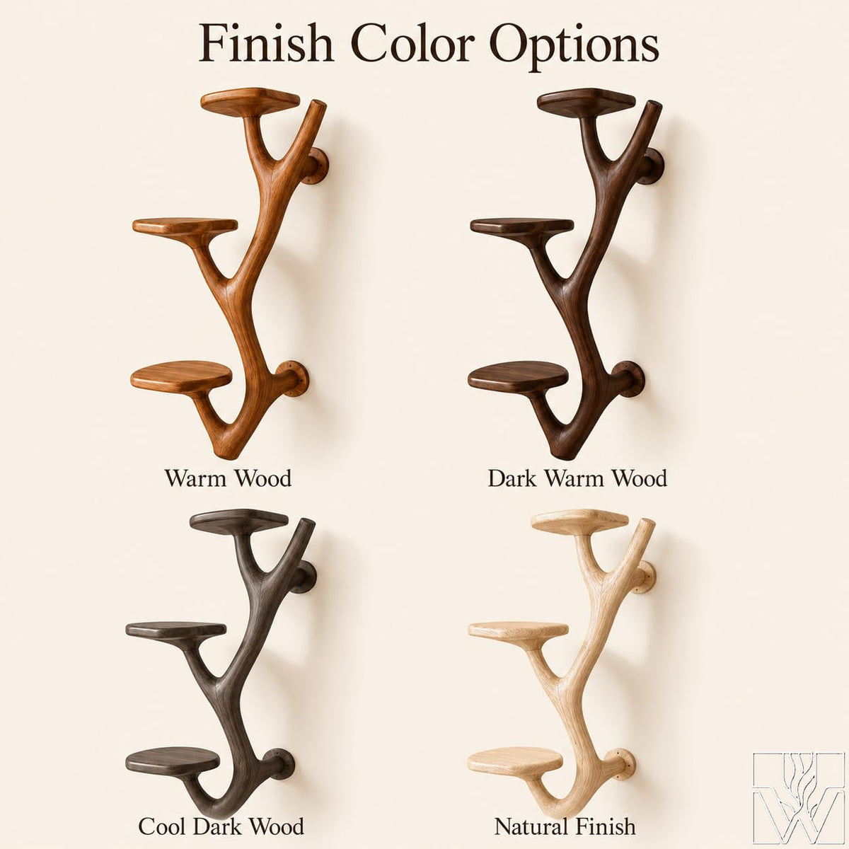 Handcrafted Natural Wood Floating Cat Climbing Tree for Indoor Cats - Image 5