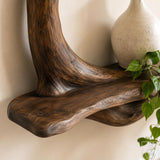 Handcrafted Natural Wood Tree Branch Floating Shelves for Living Room - image 6