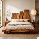 Rustic Wood Live Edge Headboard Panel for Bedrooms - image 1