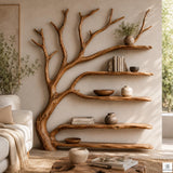 Wide Canopy Tree Bookshelf for Living Room