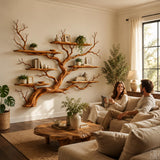 Canyon Spirit Arbor Handcrafted Wood Tree Branch Shelf