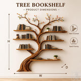 Handcrafted Natural Wood Tree Branch Display Shelf