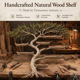 Dense Branch Tree Wall Bookcase