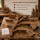 Handcrafted Tree Branch Bookshelf for Nursery Room