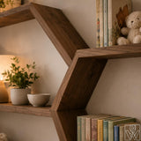 Large Handcrafted Tree Branch Corner Bookshelf - Image 7