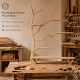 Handcrafted Wood Tree Branch Bookshelf for Nursery Room - Image 5