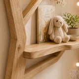 Handcrafted Wood Tree Branch Bookshelf for Nursery Room - Image 7