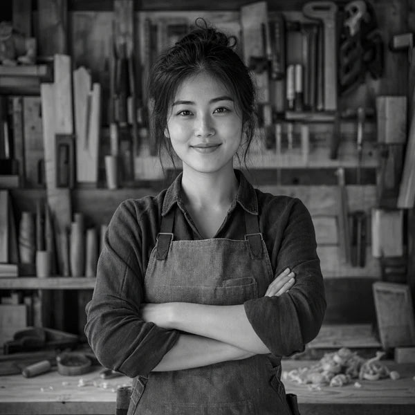 Ngoc Vo in the WRYDECO workshop