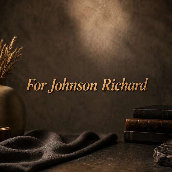 Custom Wood Certificate for Richard