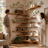 Open Canopy Corner Floating Bookcase