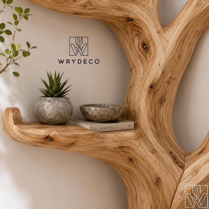 Open Branch Corner Tree Bookcase