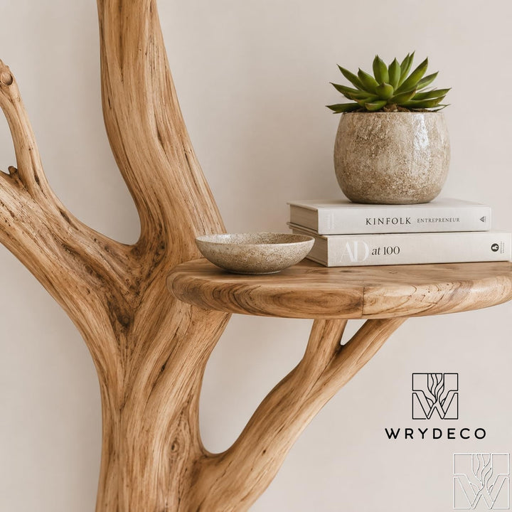 Slim Trunk Corner Tree Bookcase