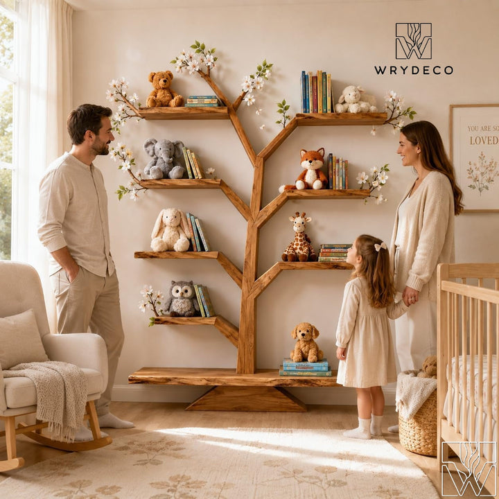 Tall Tree Branch Bookshelf for Nursery