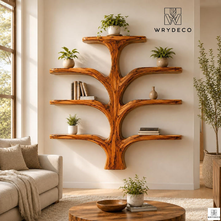 Open Canopy Contemporary Tree Bookcase